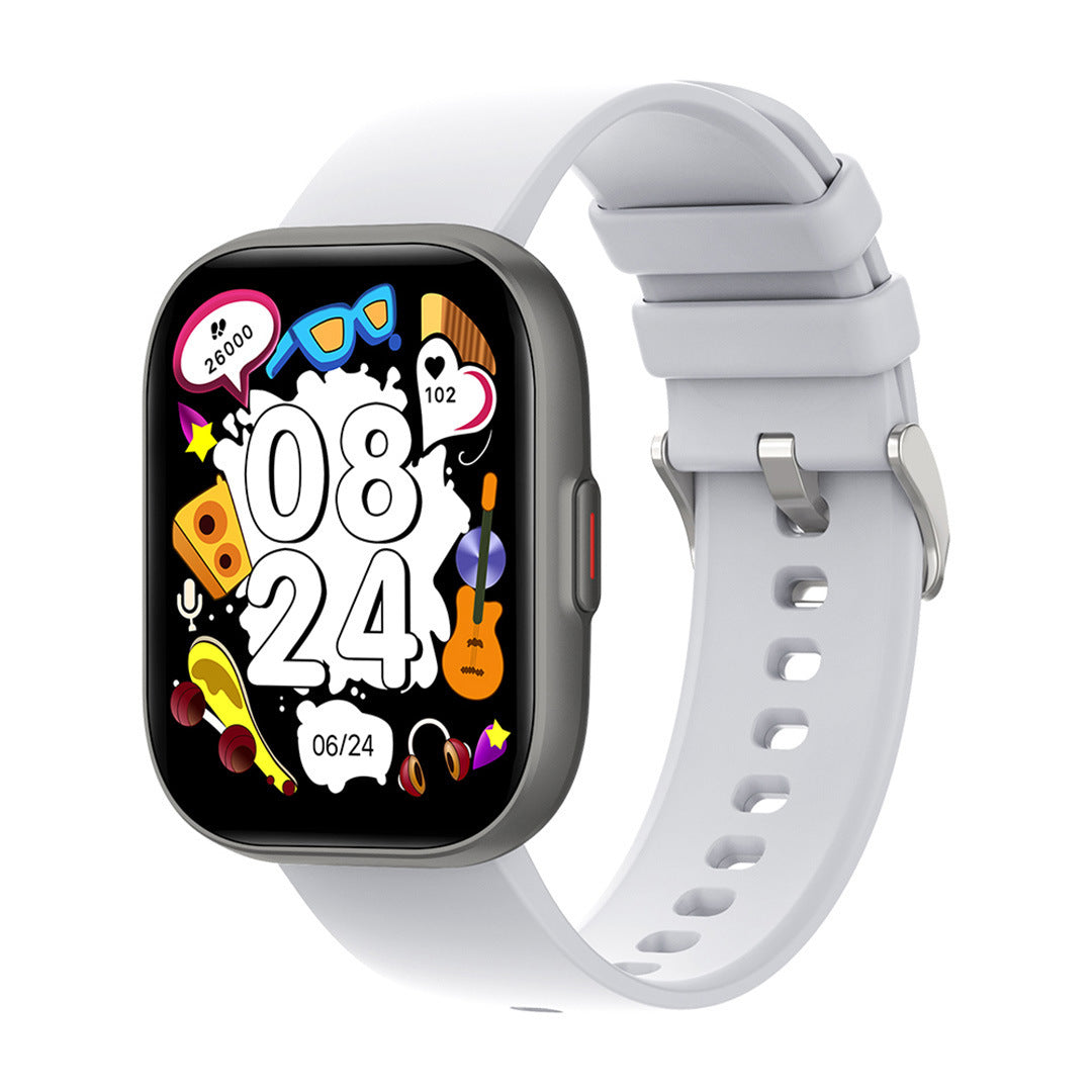 Heart Rate Meter Step Plastic Call Smart Watch