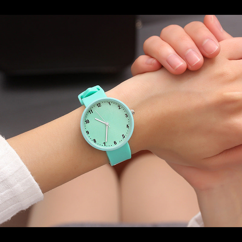 Digital Watch Female Simple Trend Casual Candy Color Watch