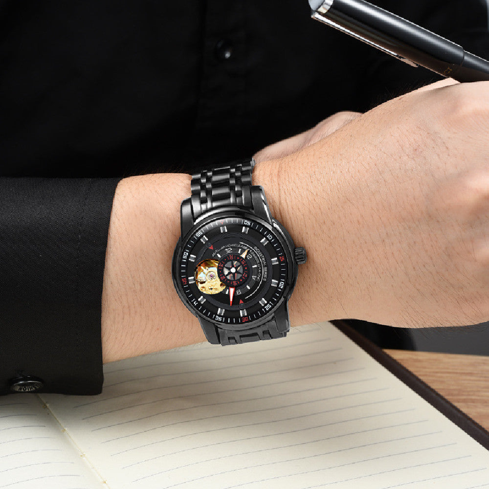 Fully Automatic Fashion Steel Band Watch