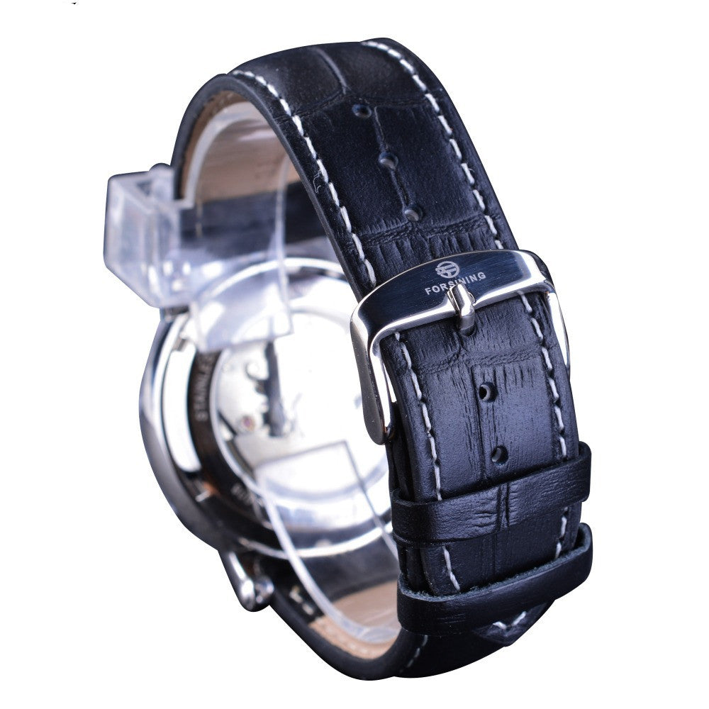 Men's Roman numeral automatic hollow mechanical watch couple watch