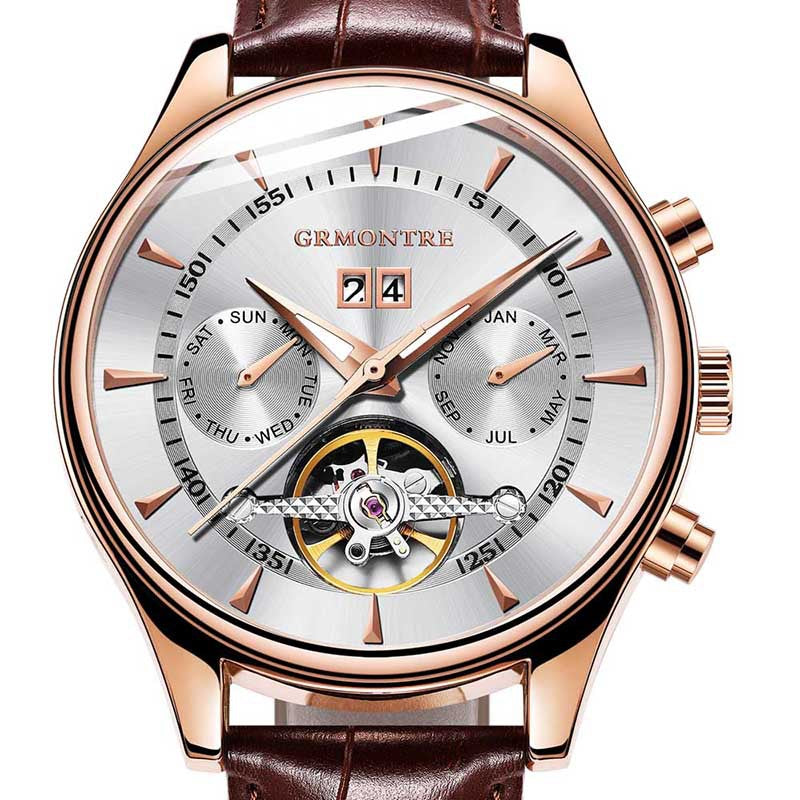 Fashion Automatic Male GRMONTRE Mechanical Watch
