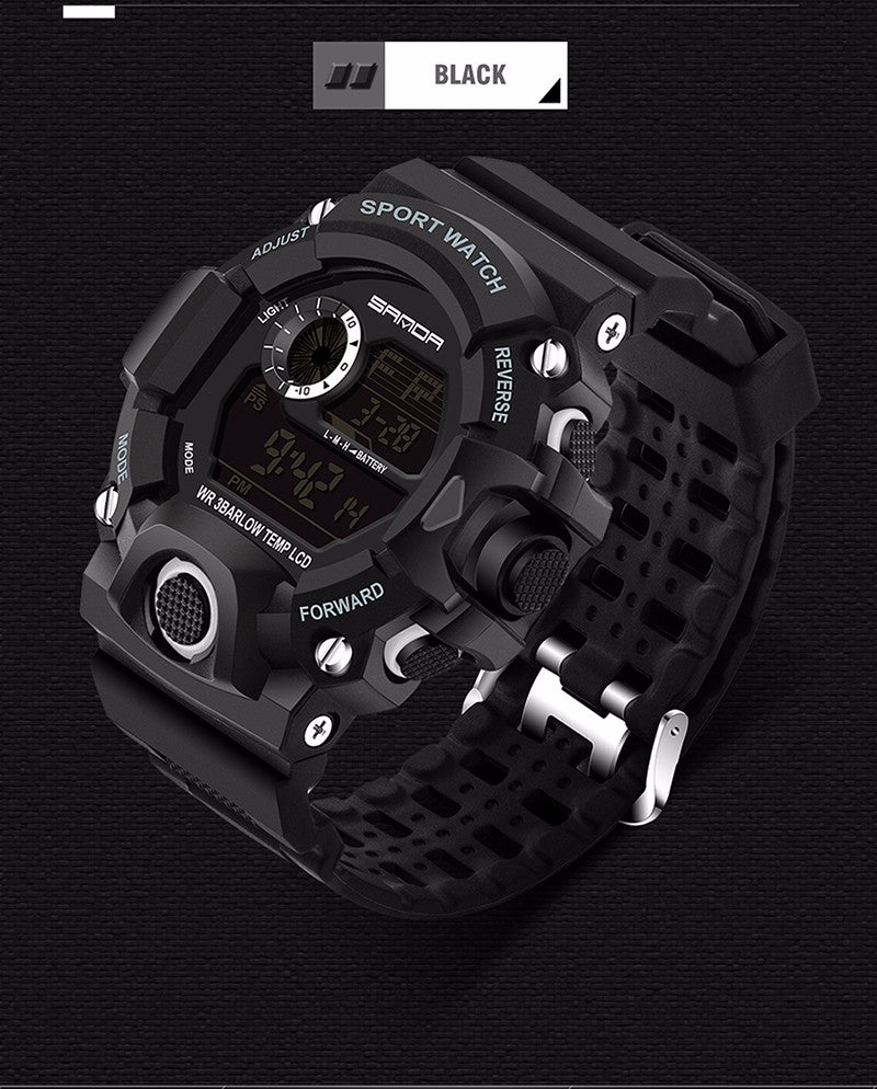 LED Watch Men Waterproof Sport Men Watch