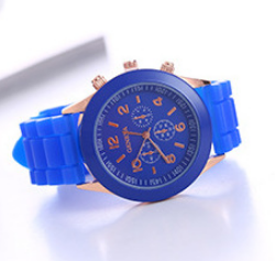 Foreign trade explosions Geneva jelly silicone watch GENEVA