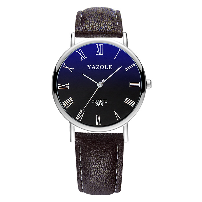 Fashion watch waterproof simple casual belt watch