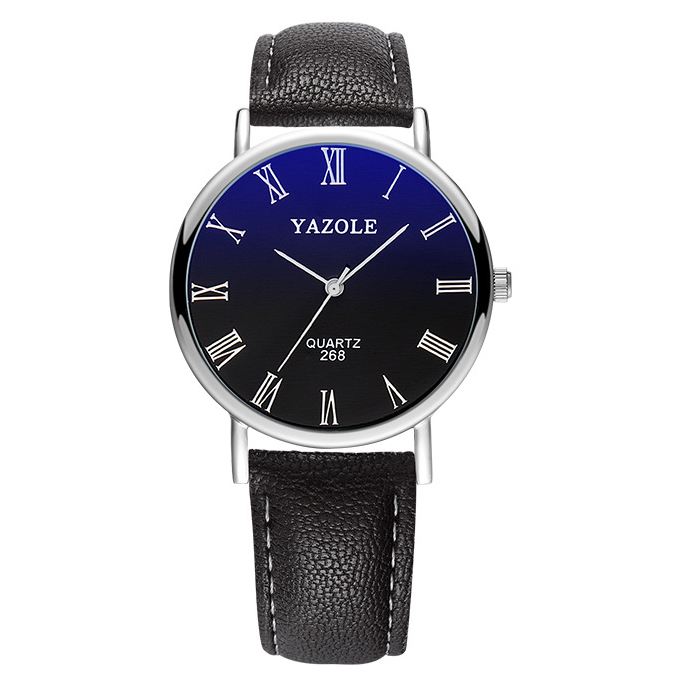 Fashion watch waterproof simple casual belt watch