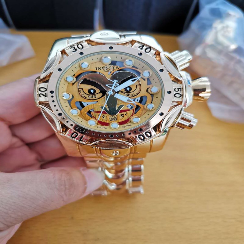 Symphony Clown Inver Quartz Alloy Case Watch