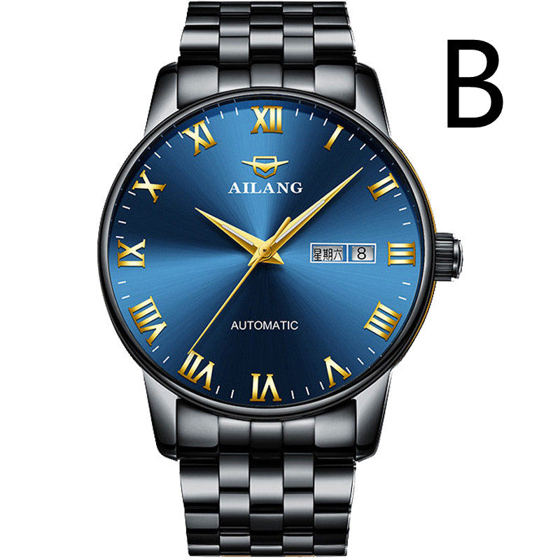 Men's Steel Band Chronograph Waterproof Luminous Quartz Men's Watch