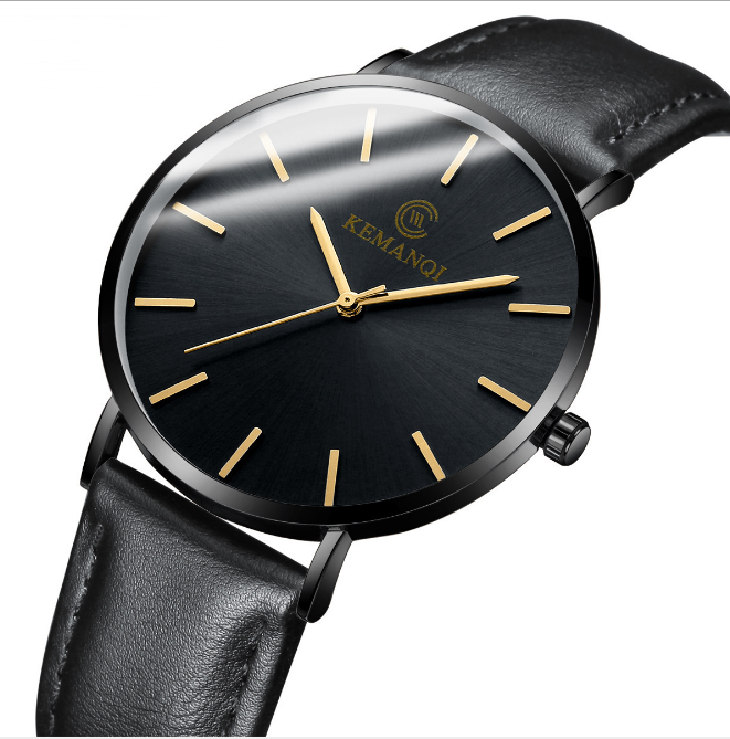 Men's Business Watch Fashion Simple Student Watch Three-Piece Quartz Belt Watch