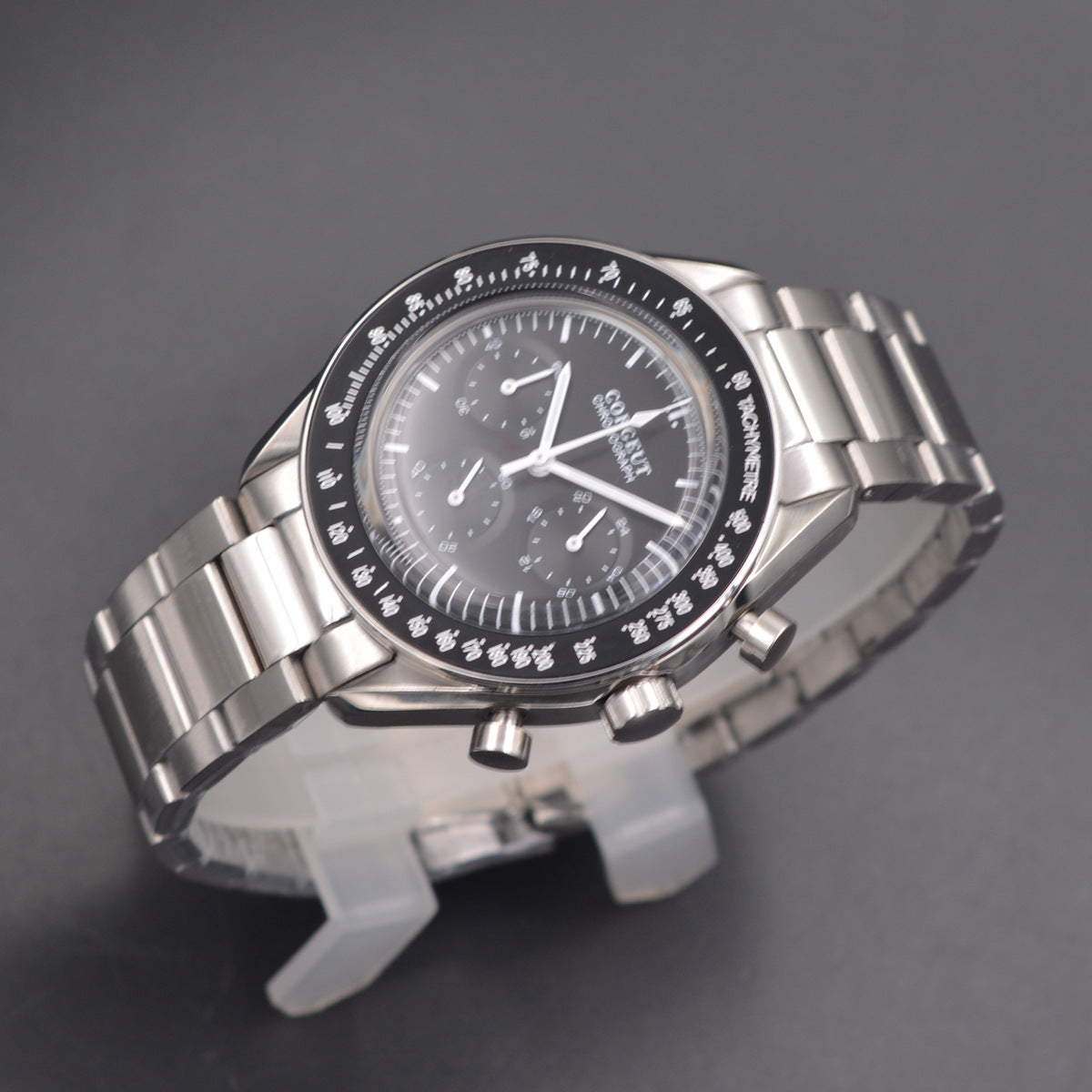CORGEUT multi-function all-steel chronograph watch