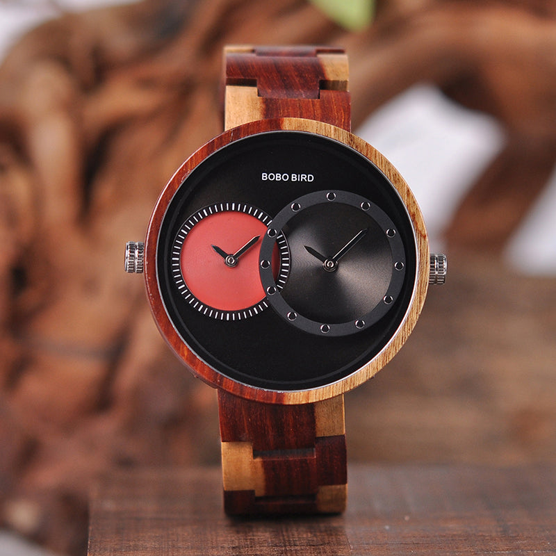 BOBO BIRD Thin Men Watch Original Wood Watches