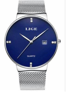 Sports and leisure fashion waterproof quartz mesh belt watch