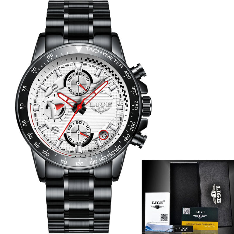 Explosive Men's Business Watch Sports Calendar Leisure Waterproof Quartz Multi-function Watch Watch