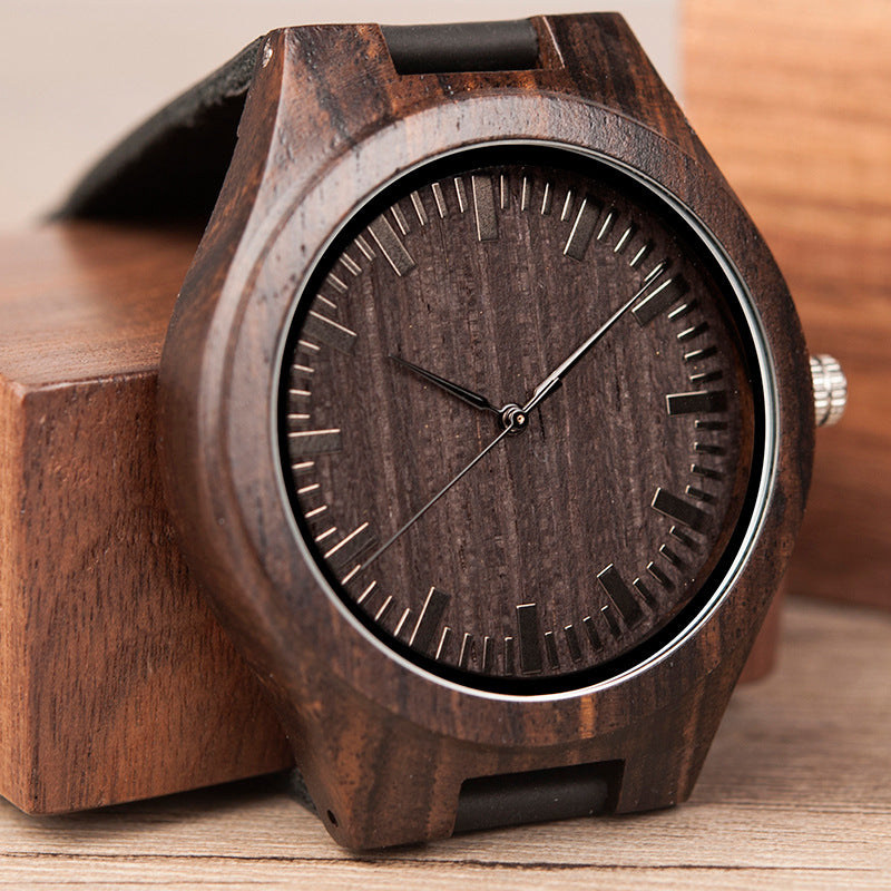 BOBO BIRD Engraving Men Watches Family Gifts