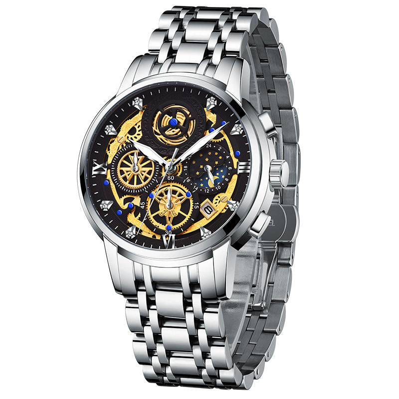 New Fashion Mens Watch Stainless Steel Top Brand Luxury