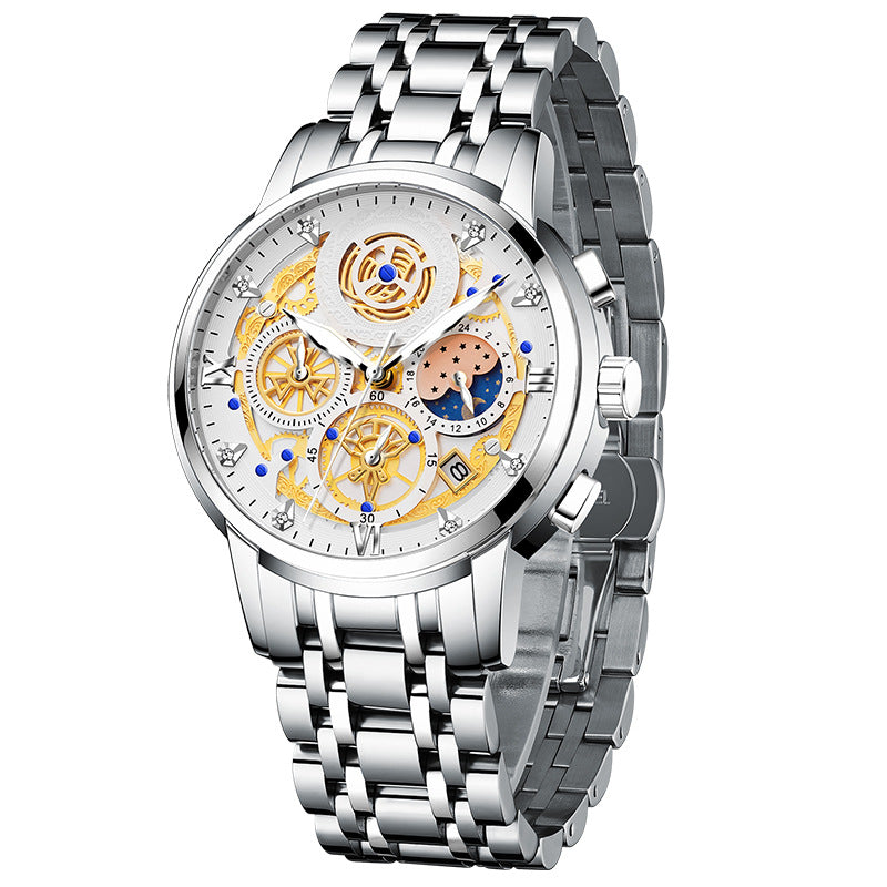New Fashion Mens Watch Stainless Steel Top Brand Luxury