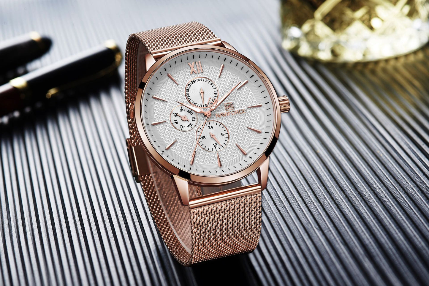 Men'S Watch, Mesh Strap Men'S Watch,