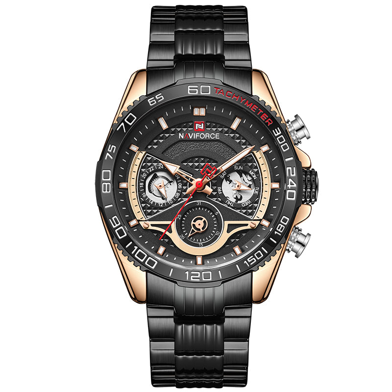 Lingxiang 9185 Men'S Watch Six-Pin Steel Band Watch