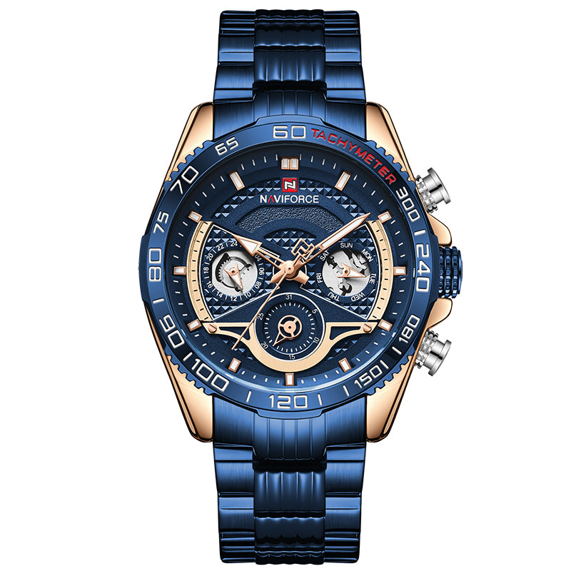 Lingxiang 9185 Men'S Watch Six-Pin Steel Band Watch