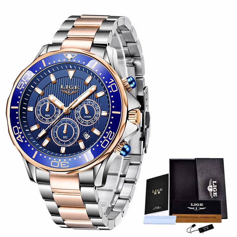 Men's Quartz Watch Multifunction Chronograph