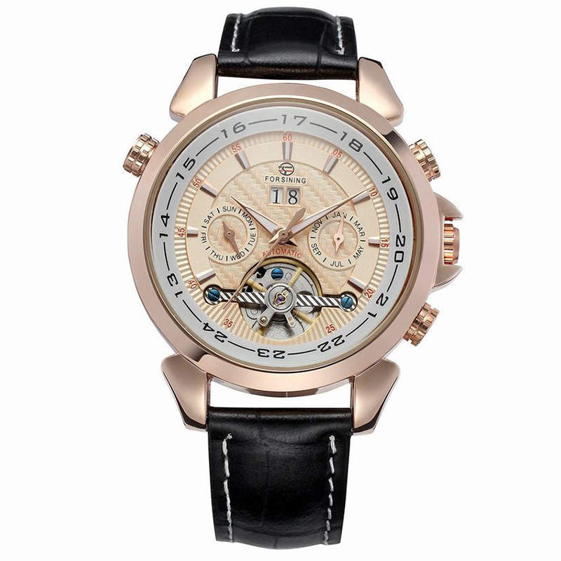Complete Calendar watch Luxury Tourbillion Design