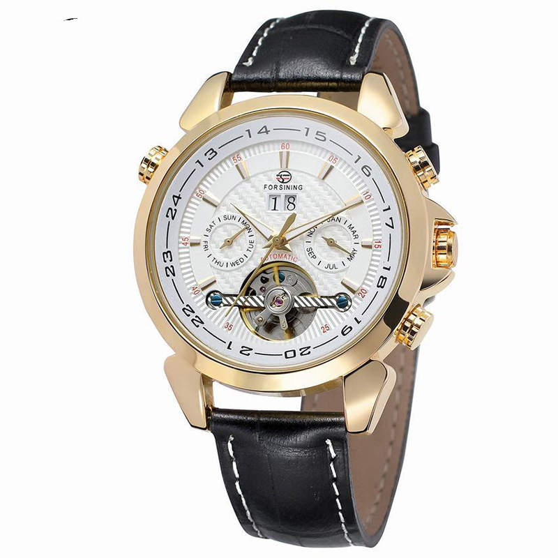 Complete Calendar watch Luxury Tourbillion Design
