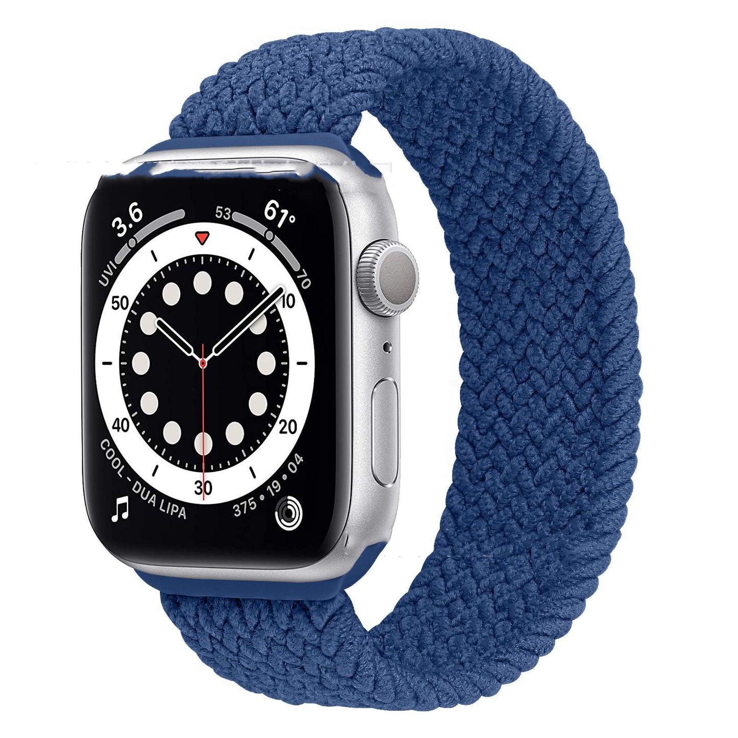 Woven Integrated Silicone Elastic Watch Strap