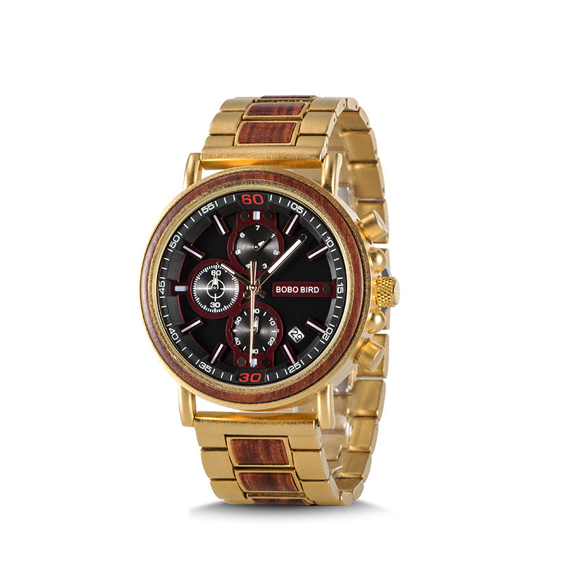 Youth Nightclub Fashion Cool Trend Business Wooden Watch