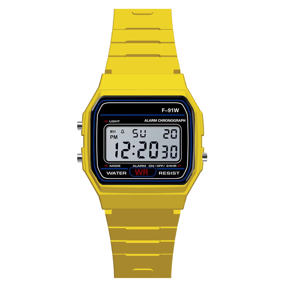 Digital Display Waterproof Round Watch Children Electronic Watch