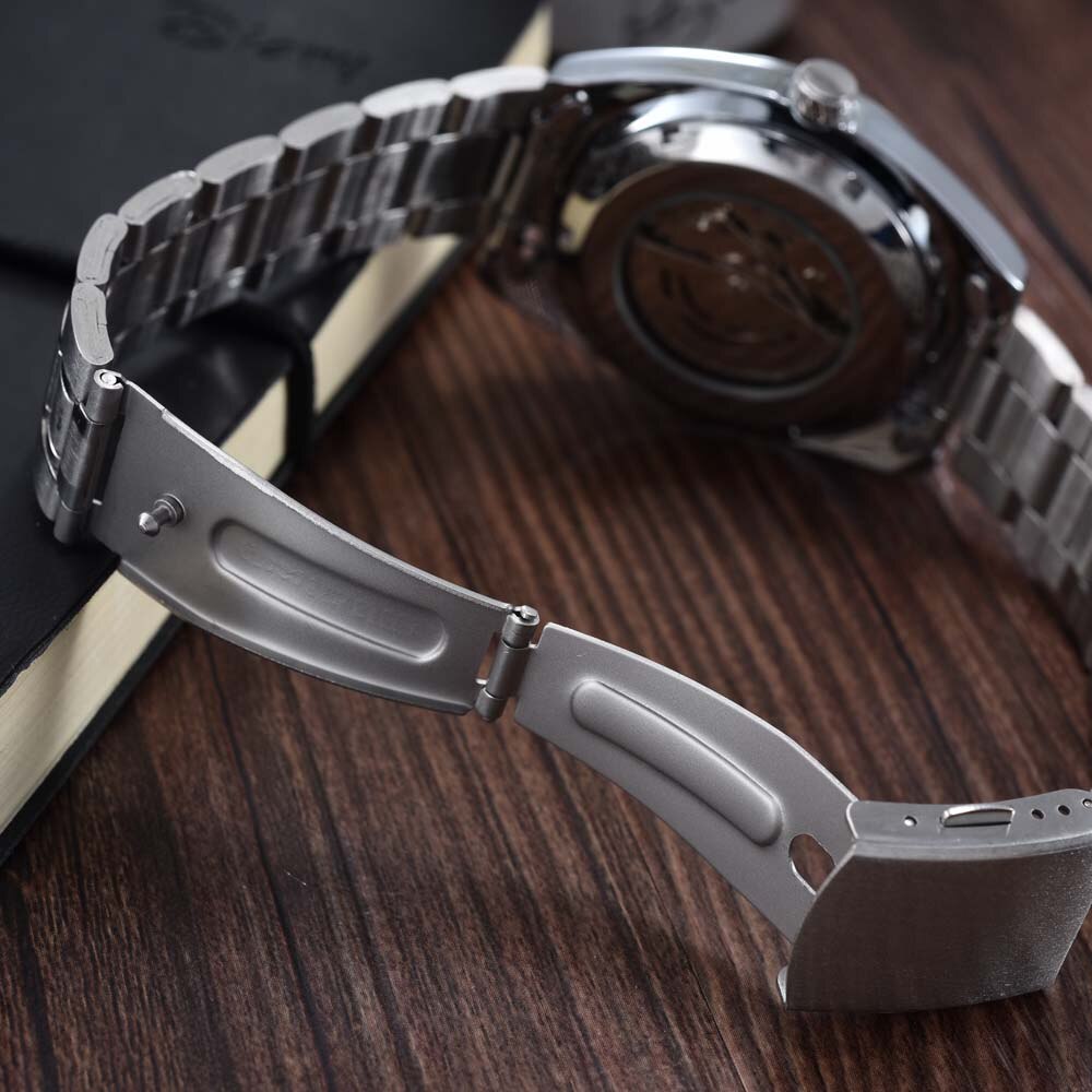 Relogio Masculino Men Tourbillon Watches Stainless Steel