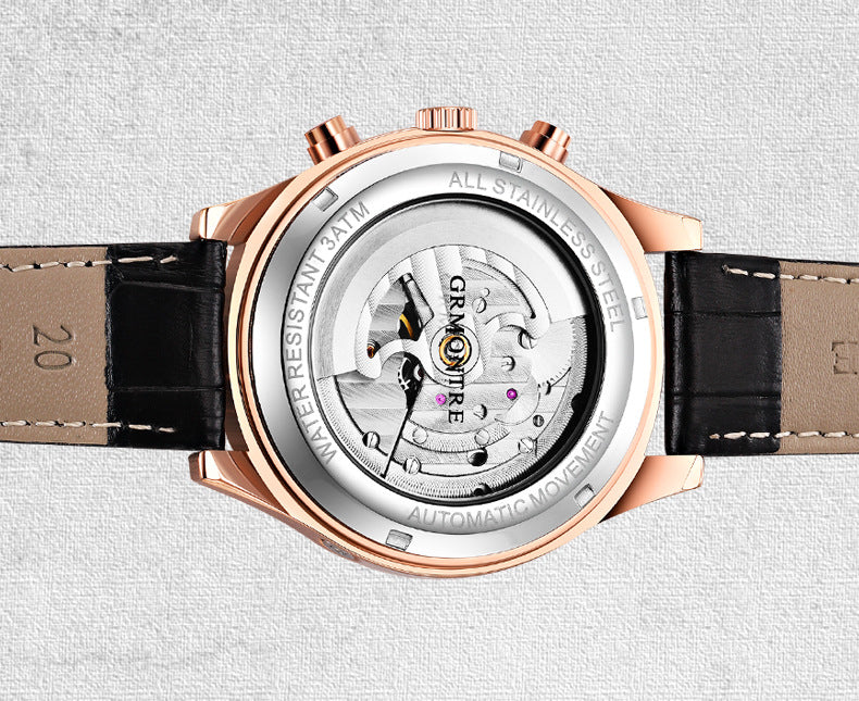 Fashion Automatic Male GRMONTRE Mechanical Watch