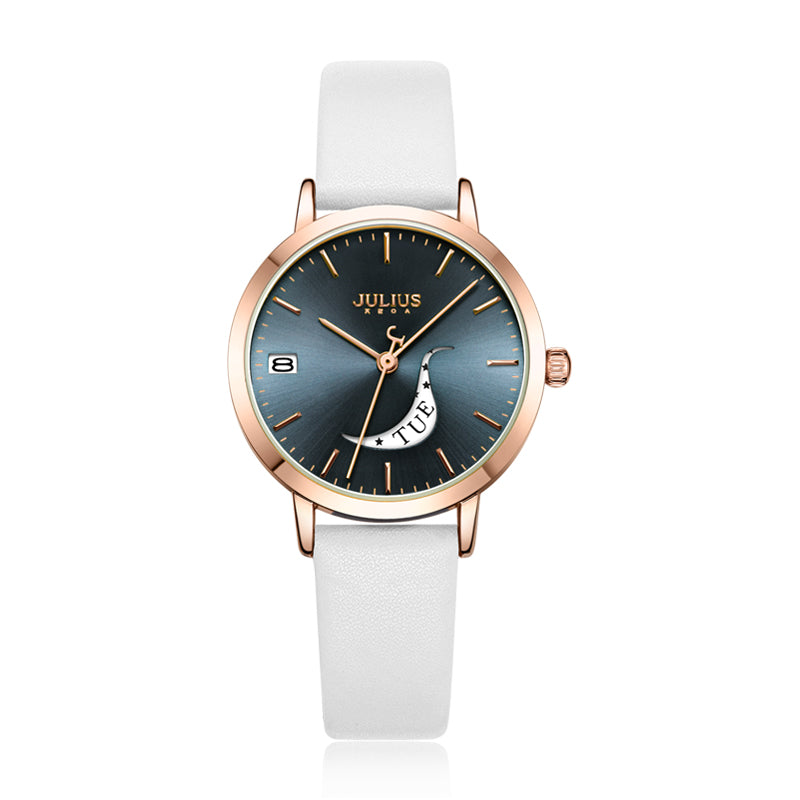 Women's Multifunctional Fashion Smiley Calendar Quartz Waterproof