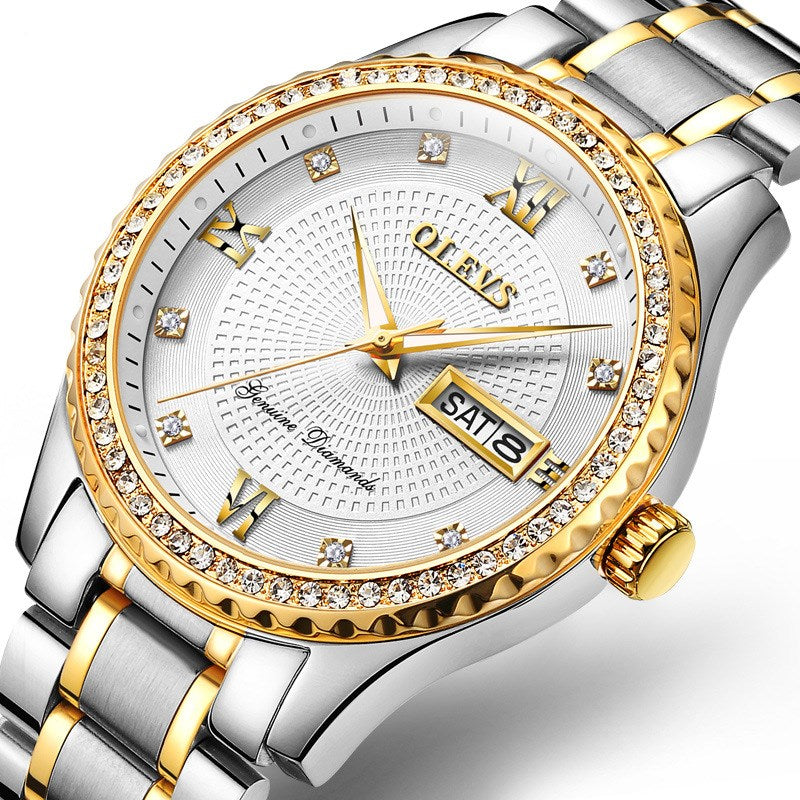 Movement Interior Enamel Stone Luminous Watch