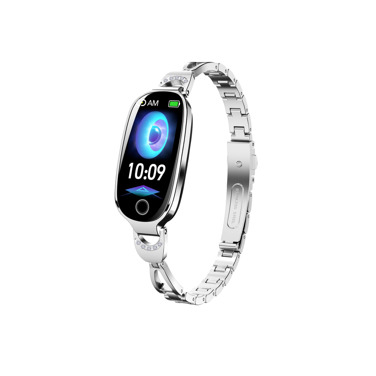Gold Smartwatch For Women Compatible Blood Pressure
