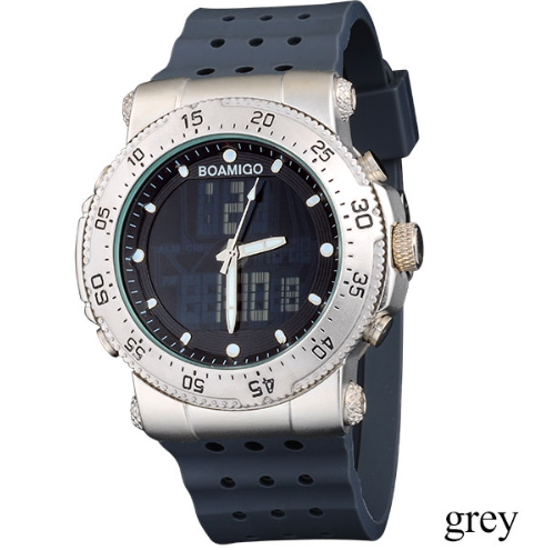 BOAMIGO watch sports waterproof double display watch