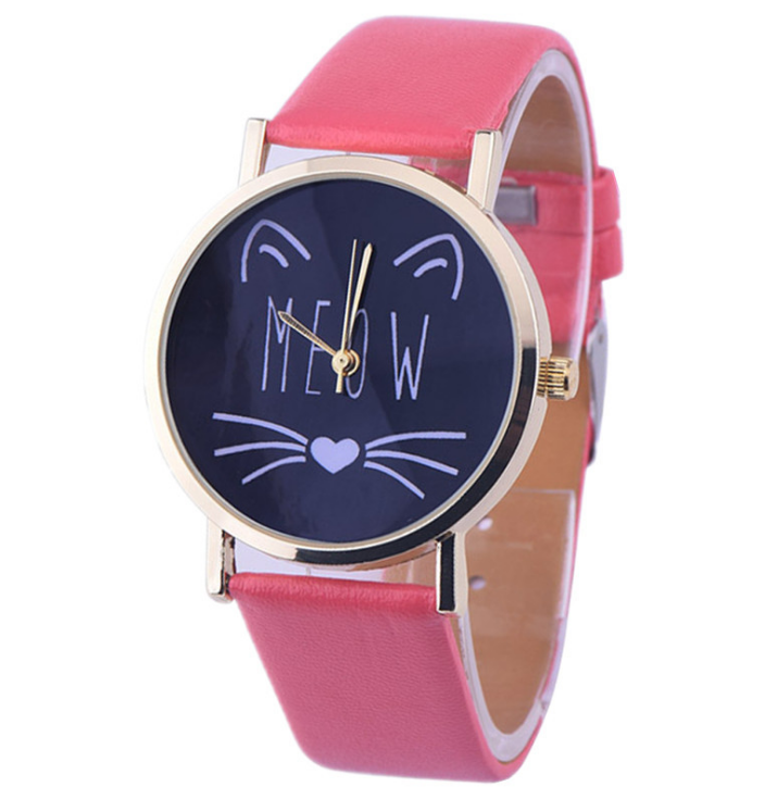 Watch watches women fashion watch Luxury Cute Cat