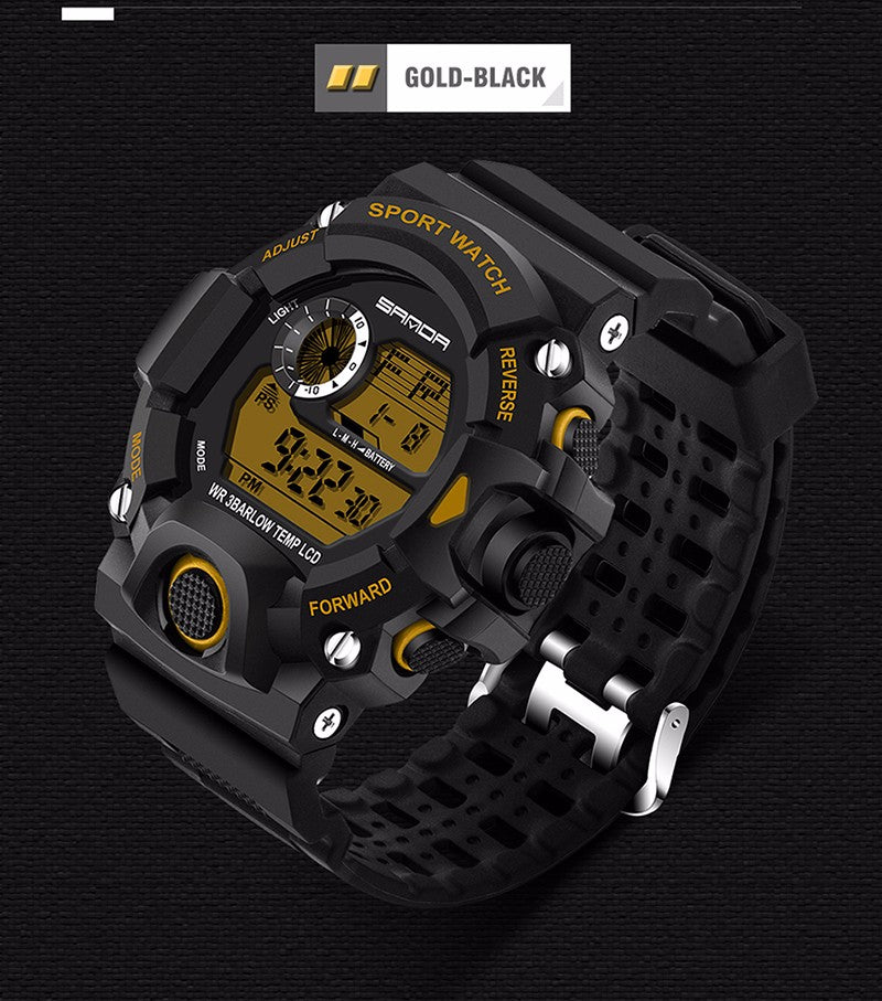 LED Watch Men Waterproof Sport Men Watch