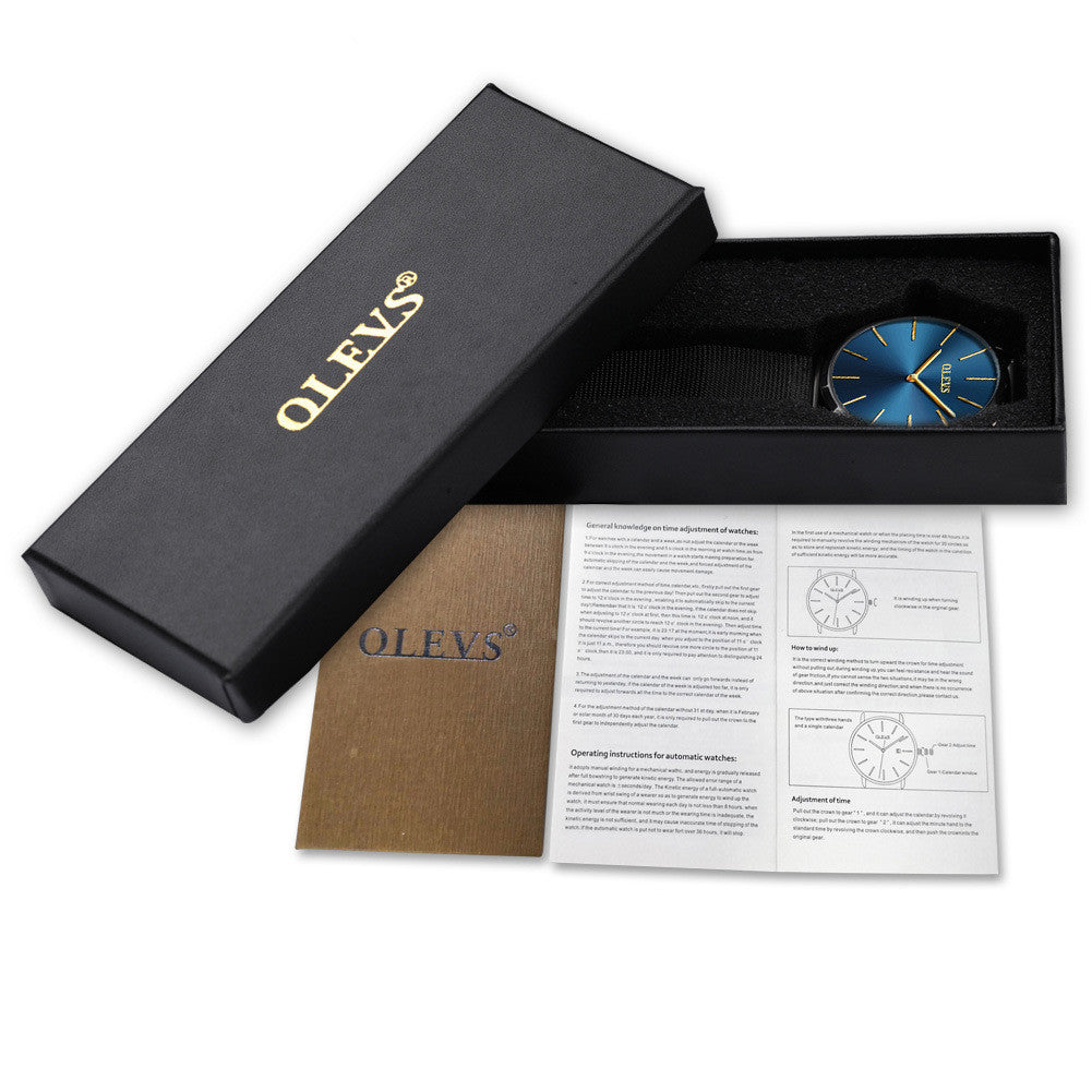 Watch Fashion Trendy Brand Quartz Watch Luminous