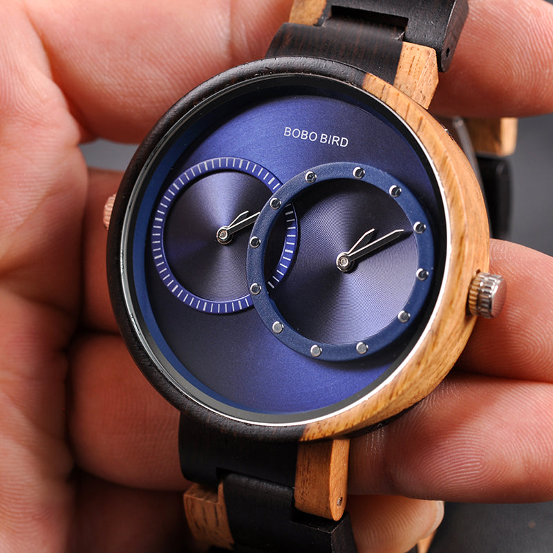 BOBO BIRD Thin Men Watch Original Wood Watches