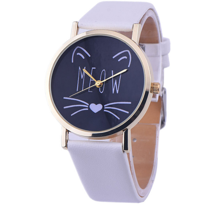 Watch watches women fashion watch Luxury Cute Cat