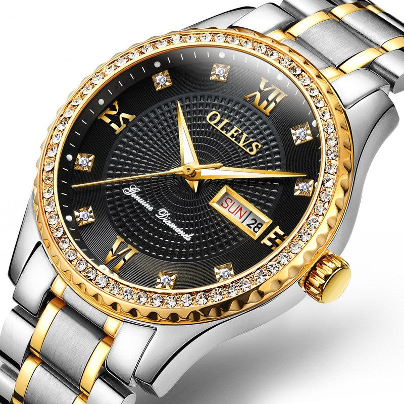 Movement Interior Enamel Stone Luminous Watch