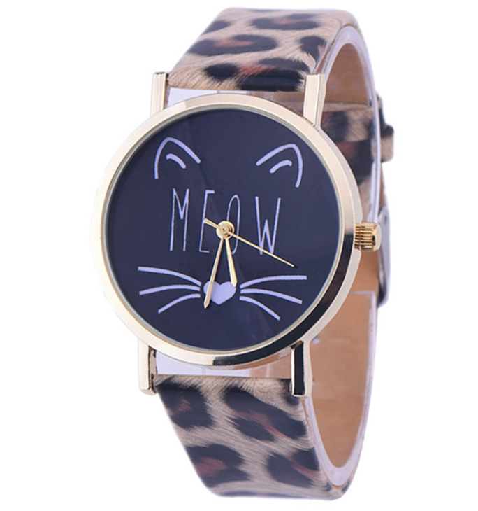 Watch watches women fashion watch Luxury Cute Cat