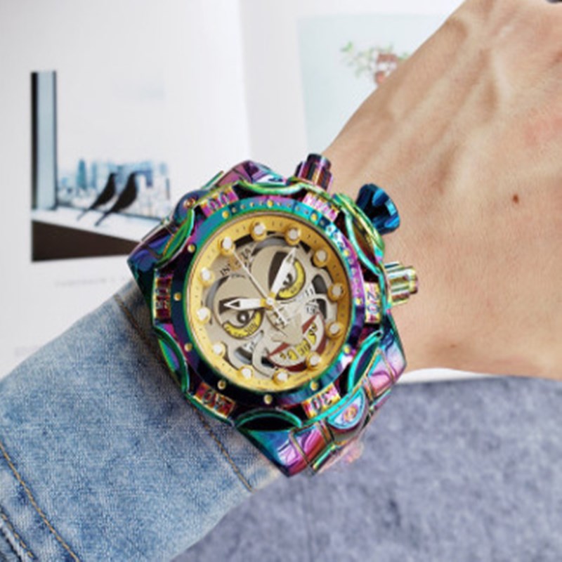 Symphony Clown Inver Quartz Alloy Case Watch
