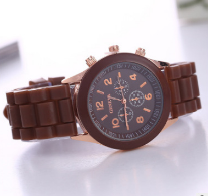 Foreign trade explosions Geneva jelly silicone watch GENEVA