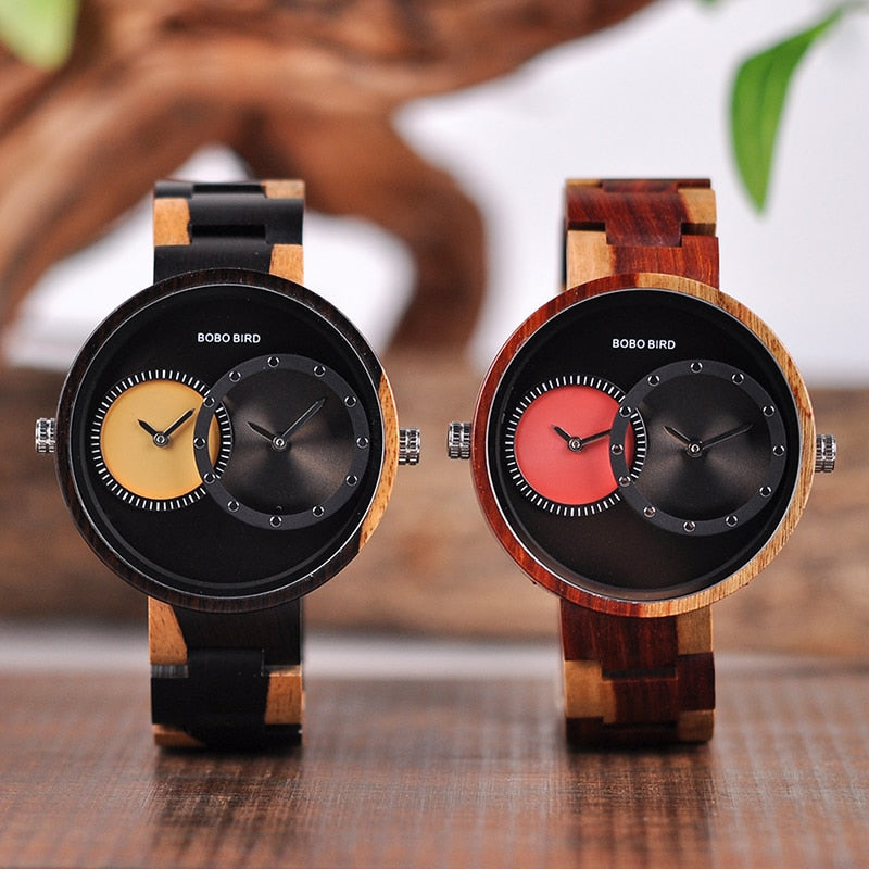 BOBO BIRD Thin Men Watch Original Wood Watches