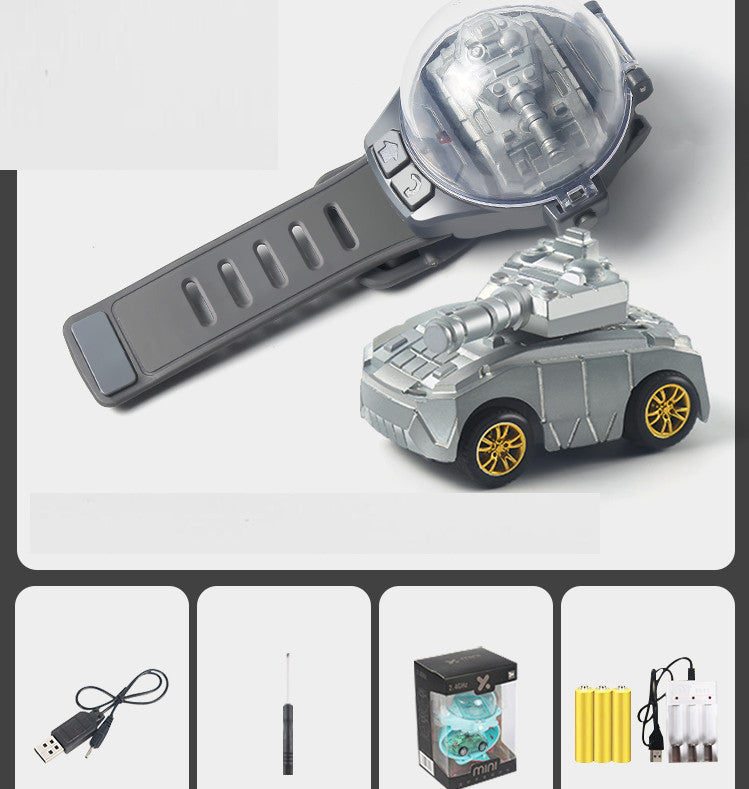 Alloy Watch Remote Control Car Boys Mini Tank