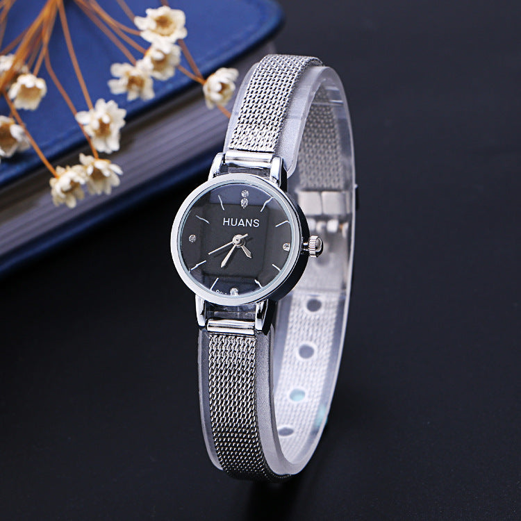 Korean fashion ladies watch small diamond bracelet watch