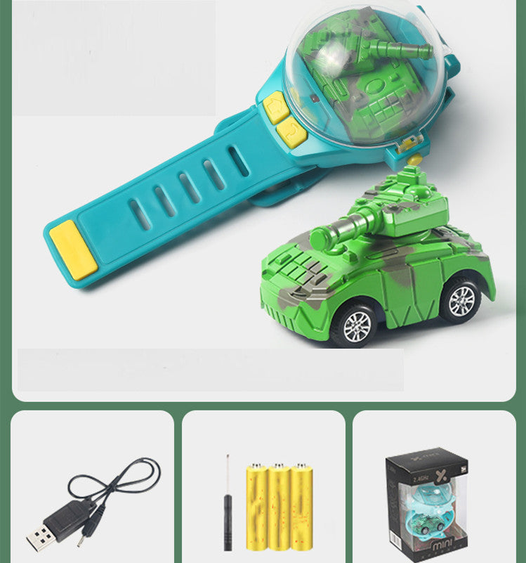 Alloy Watch Remote Control Car Boys Mini Tank