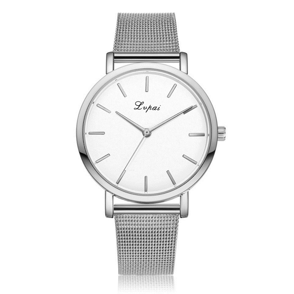 Vansvar creative marble wristwatch casual women quartz