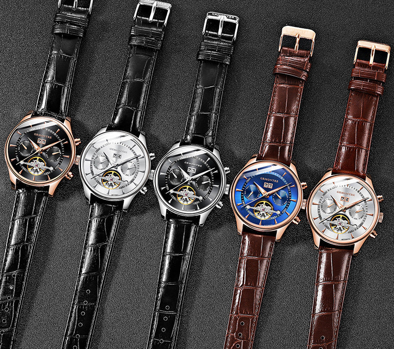 Fashion Automatic Male GRMONTRE Mechanical Watch