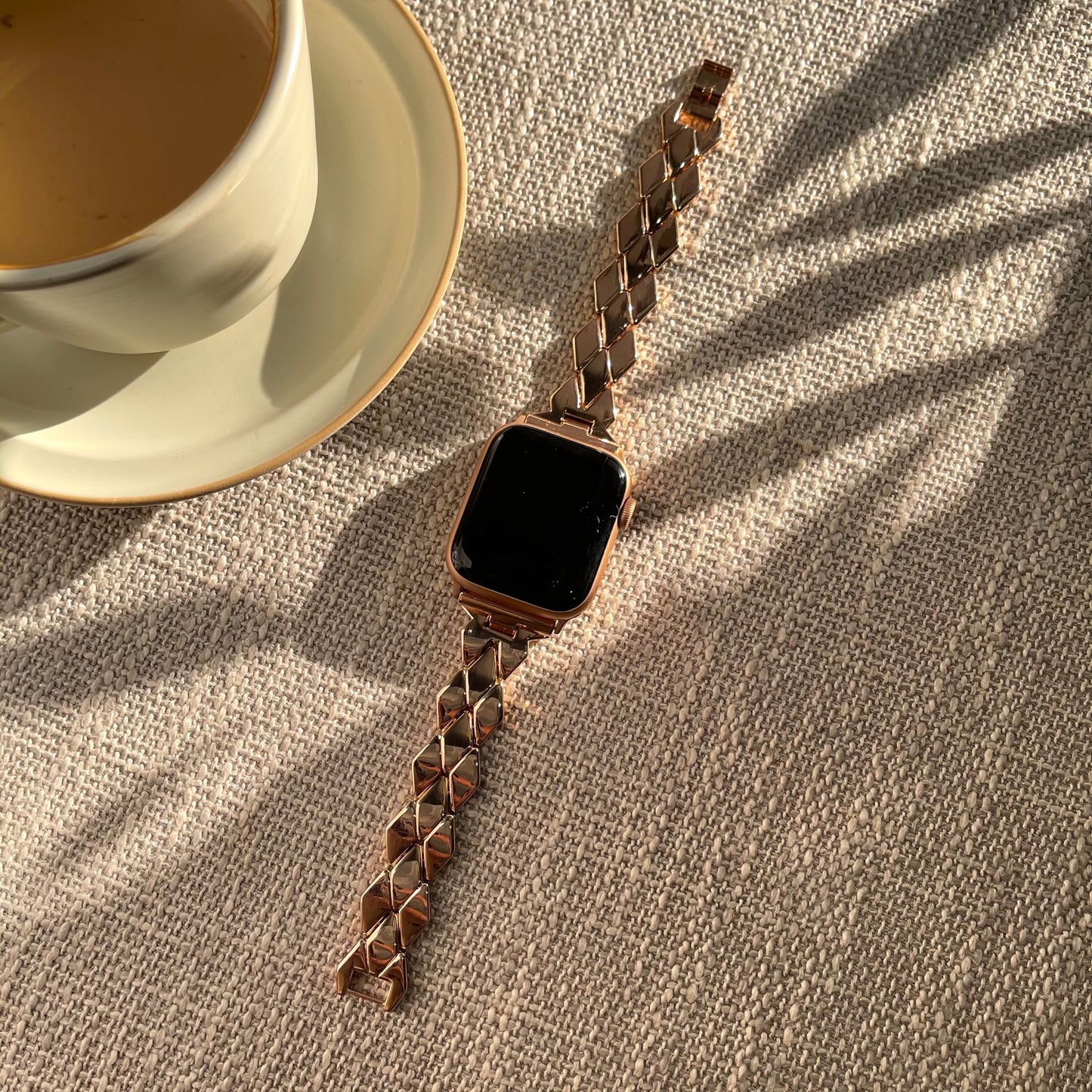 Small Fragrance Exquisite Rhombic Metal Suitable For Watch Strap Girls